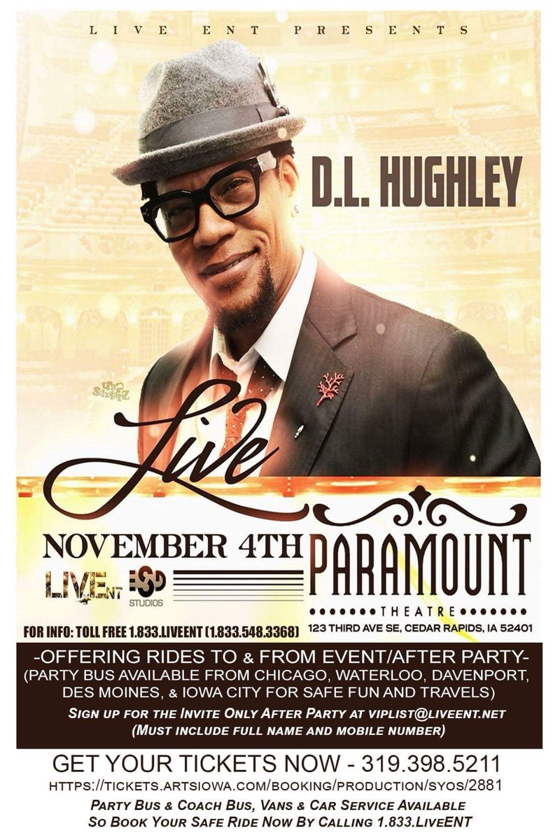 DL Hughley Live — Paramount Theatre, Cedar Rapids