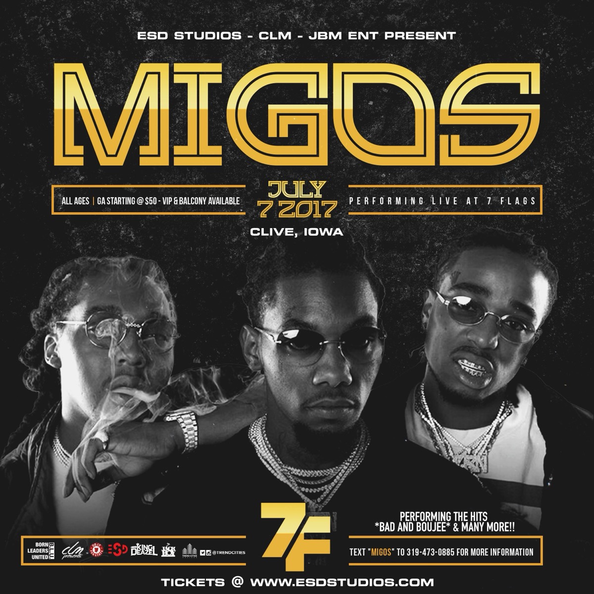 Migos Live — 7 Flags, Clive, Iowa