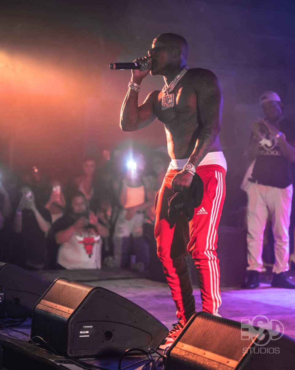 DaBaby performing live