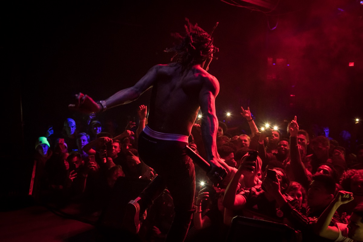 Smokepurpp performing to packed crowd